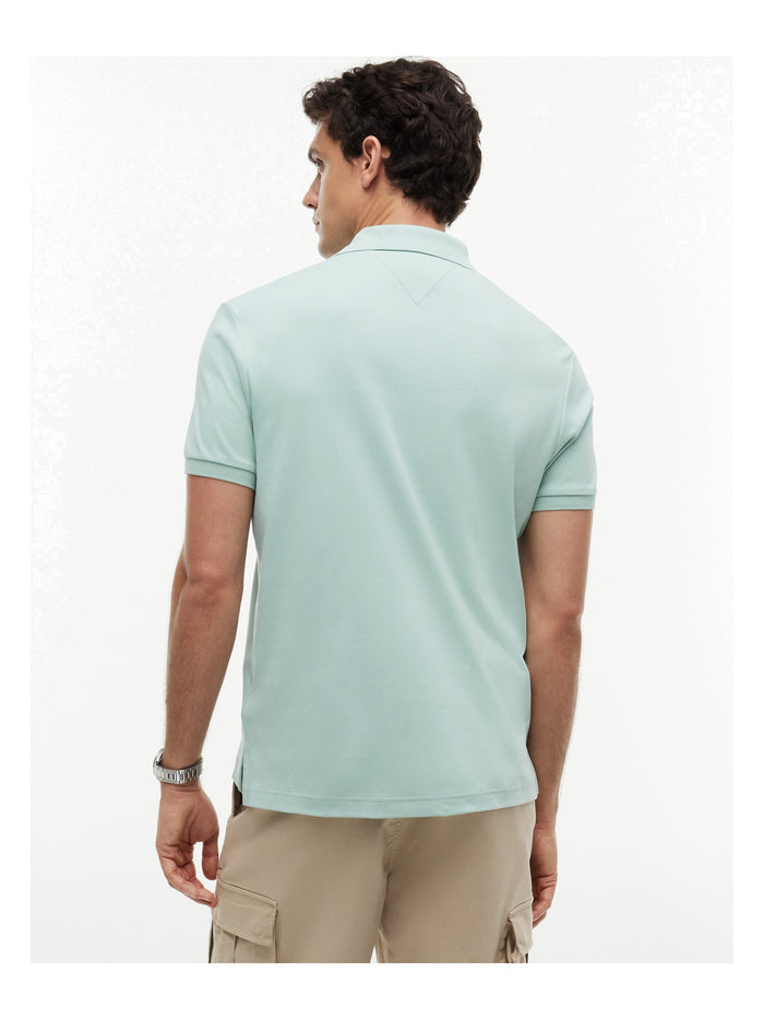 TOMMY HILFIGER Liquid Cotton Reg Seasonal Polo Crushed Mint - image 5