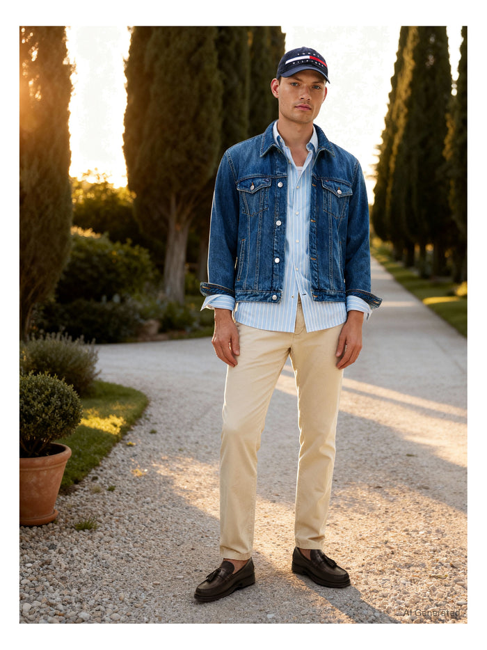 TOMMY HILFIGER Core Harlem Essential Twill Batique Khaki - image 6