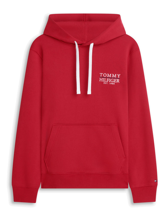 TOMMY HILFIGER Heritage Series Text Hoody Regatta Red