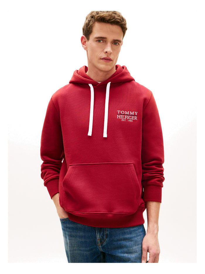 TOMMY HILFIGER Heritage Series Text Hoody Regatta Red - image 2