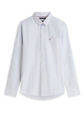 TOMMY HILFIGER Heritage Oxf Wide Stp Rf Shirt Breezy Blue / White