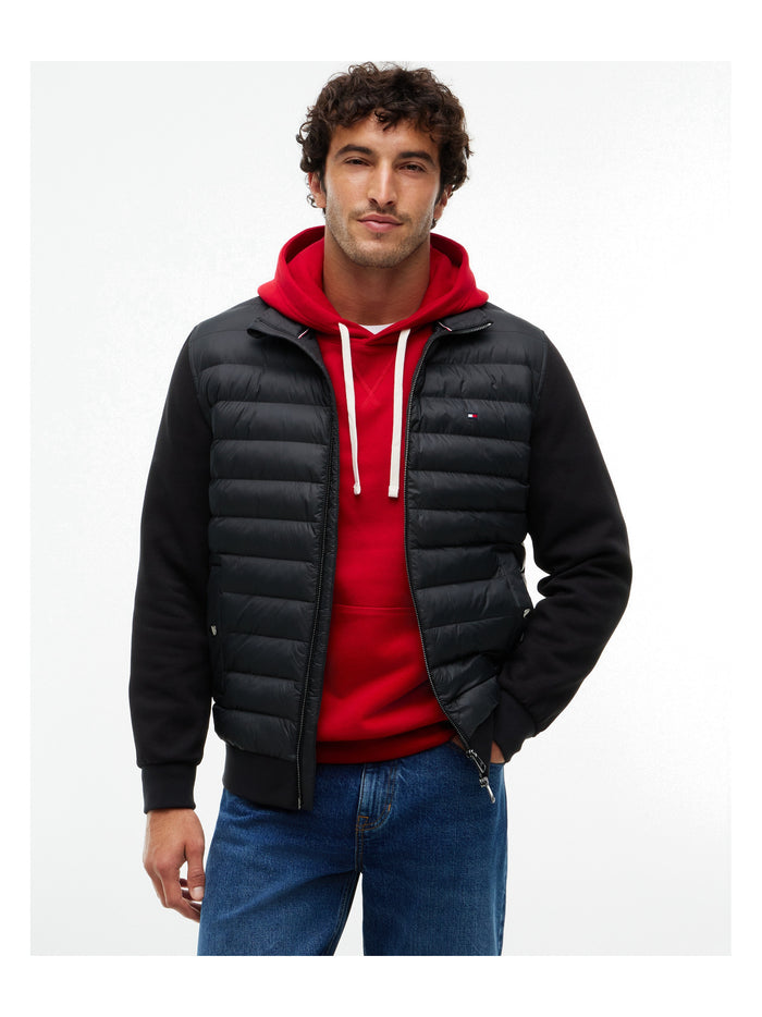 TOMMY HILFIGER Mix Media Ess Rwb Stand Collar Black - image 2