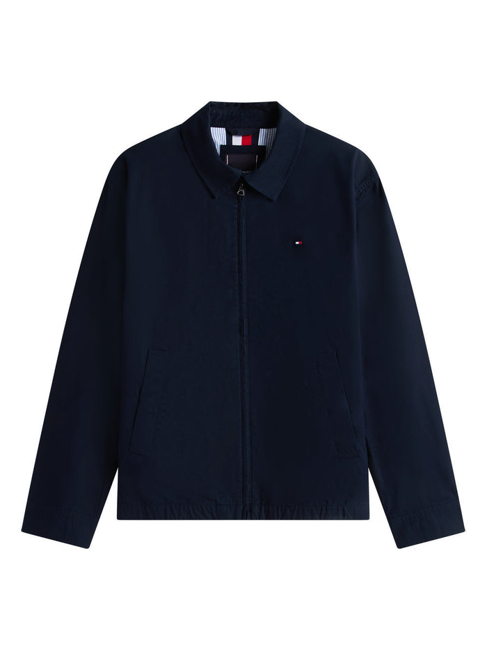 TOMMY HILFIGER Lightweight Cotton Ivy Jacket Desert Sky
