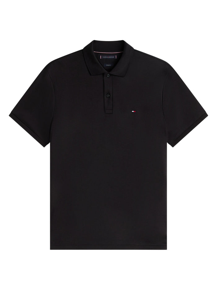 TOMMY HILFIGER Liquid Cotton Essential Reg Polo Black
