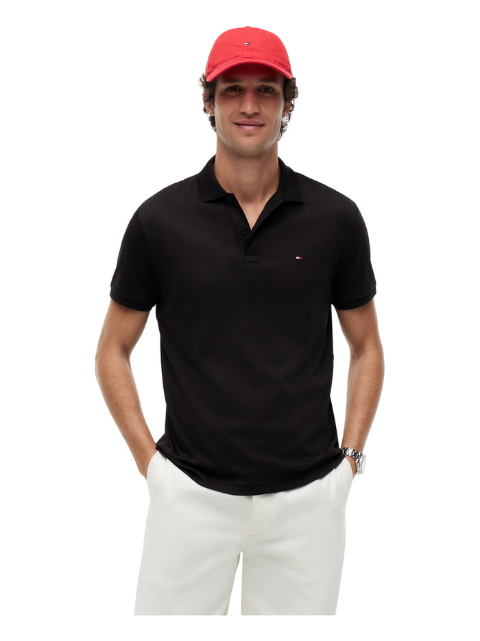TOMMY HILFIGER Liquid Cotton Essential Reg Polo Black - image 2