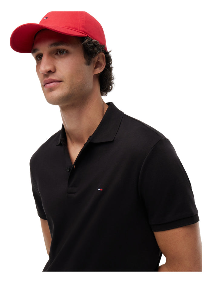 TOMMY HILFIGER Liquid Cotton Essential Reg Polo Black - image 4