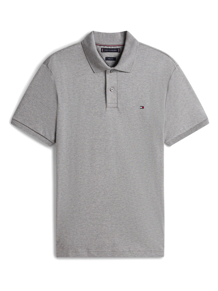 TOMMY HILFIGER Liquid Cotton Reg Seasonal Polo Medium Grey Heather