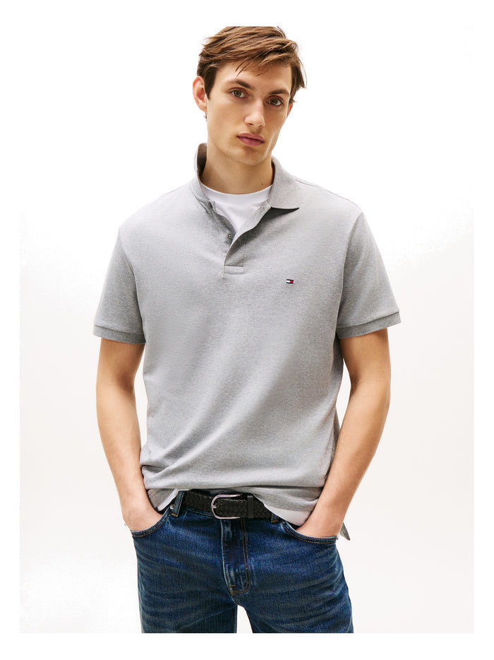 TOMMY HILFIGER Liquid Cotton Reg Seasonal Polo Medium Grey Heather - image 2