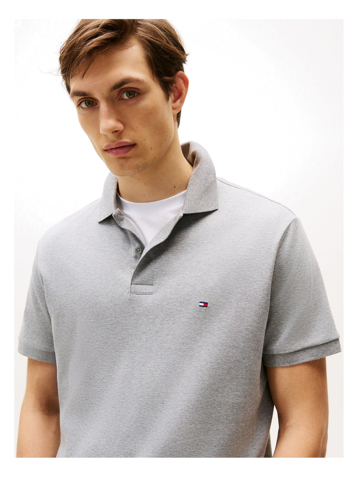 TOMMY HILFIGER Liquid Cotton Reg Seasonal Polo Medium Grey Heather - image 3