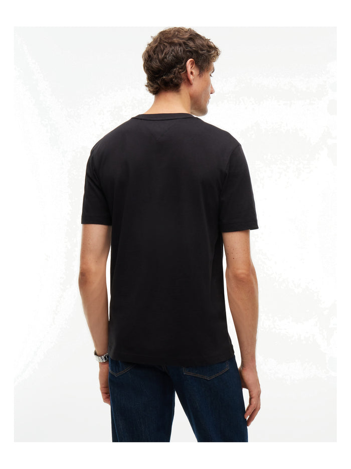TOMMY HILFIGER Brand Love Text Stack Tee Black - image 5