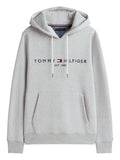 TOMMY HILFIGER Core Tommy Logo Hoody Cloud Htr