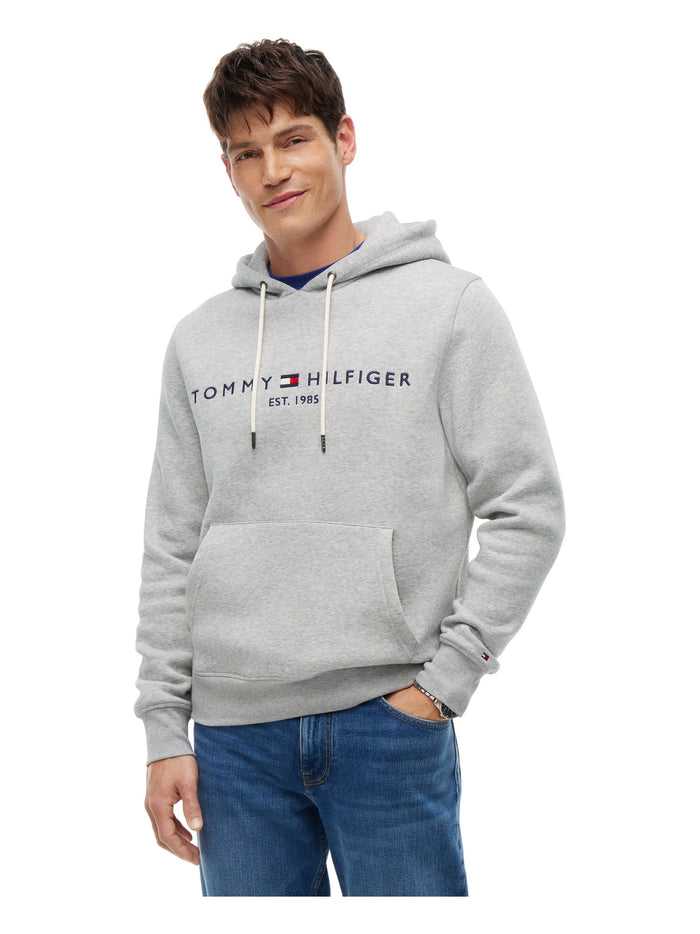 TOMMY HILFIGER Core Tommy Logo Hoody Cloud Htr - image 2
