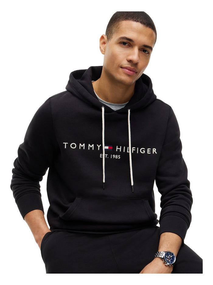 TOMMY HILFIGER Core Tommy Logo Hoody Jet Black - image 4