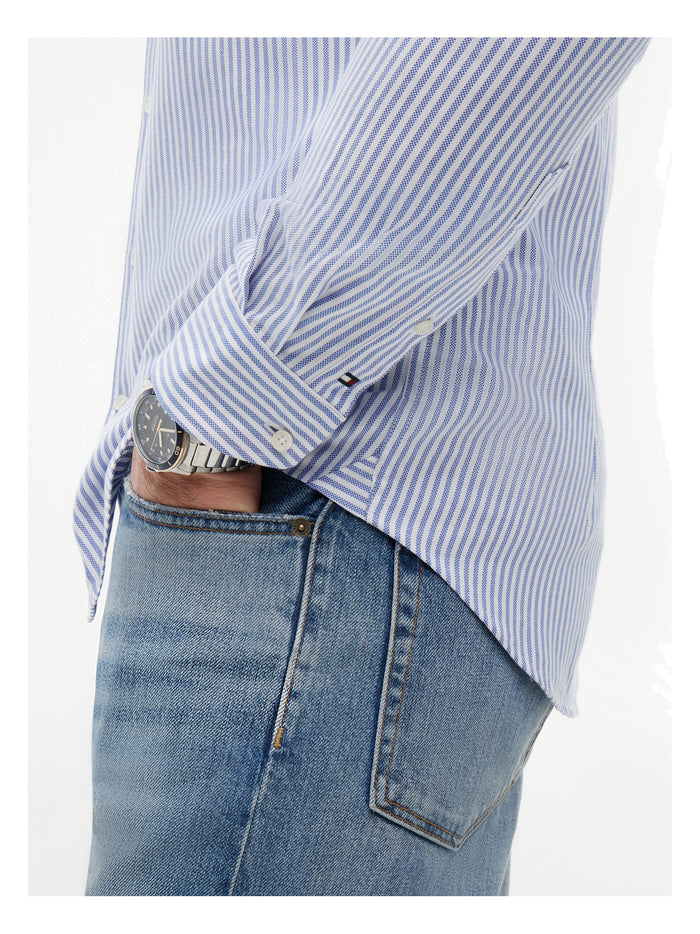 TOMMY HILFIGER Dc Royal Oxford Ithaca Shirt Blue Bell - image 4