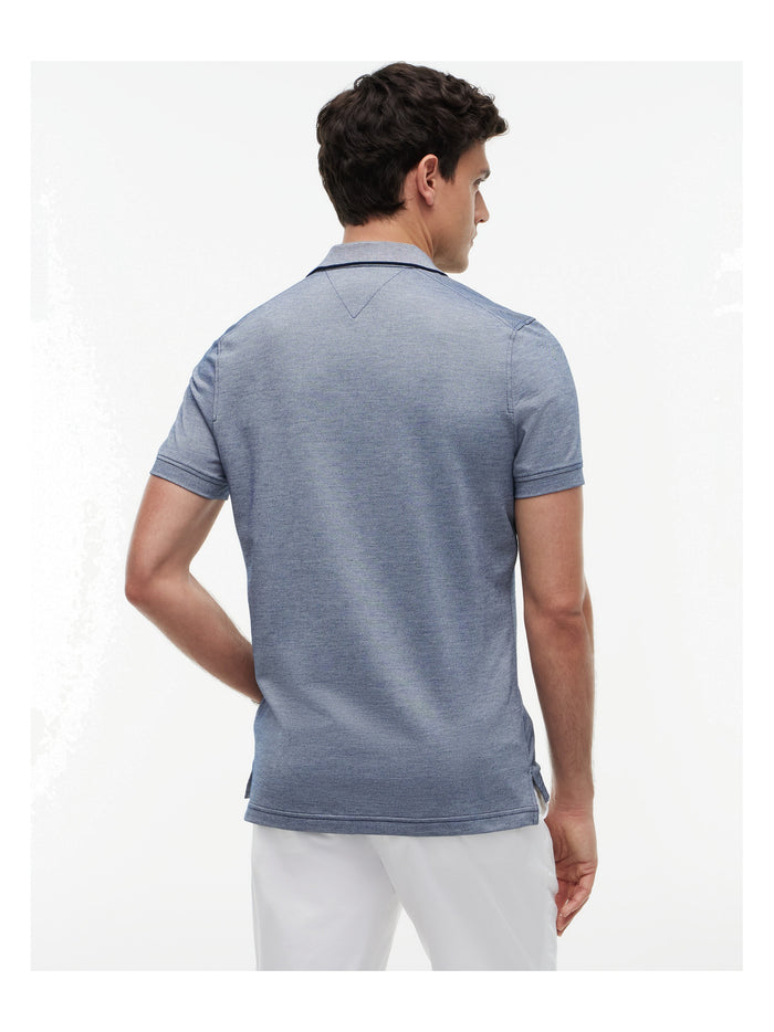 TOMMY HILFIGER Dc Performance Zip Polo Navy Iris/White - image 5