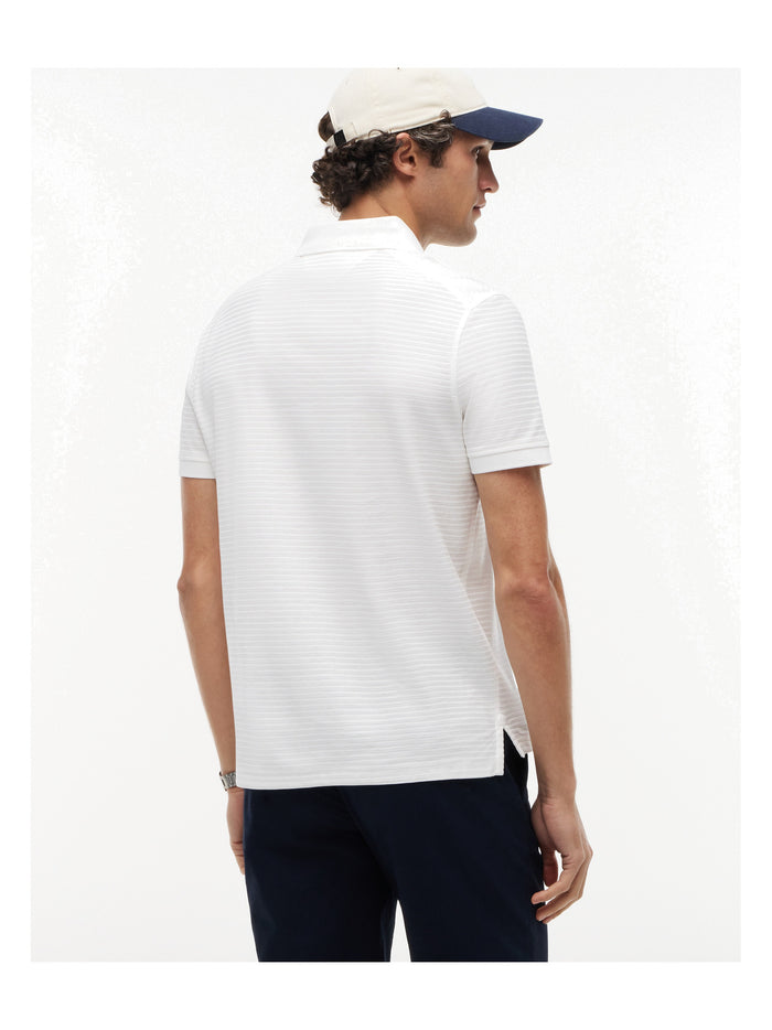 TOMMY HILFIGER Dc Tonal Texture Stp Polo White - image 5