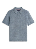 TOMMY HILFIGER Dc Spread Collar Mouline  Polo Navy Iris Multi