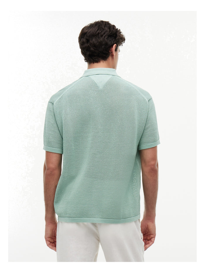 TOMMY HILFIGER Dc S/S Cardigan Crushed Mint