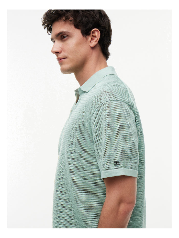 TOMMY HILFIGER Dc S/S Cardigan Crushed Mint - image 4