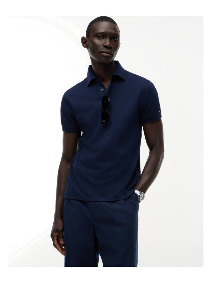TOMMY HILFIGER Dc Wide Spread Collar Polo Navy Iris - image 2