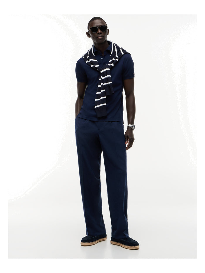 TOMMY HILFIGER Dc Wide Spread Collar Polo Navy Iris - image 3