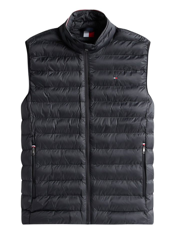 TOMMY HILFIGER Core Packable Recycled Vest Black