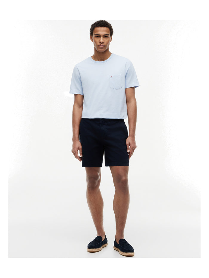 TOMMY HILFIGER Essential Solid Pocket Tee Breezy Blue - image 3