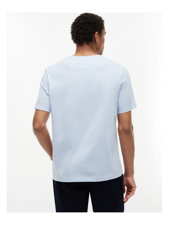 TOMMY HILFIGER Essential Solid Pocket Tee Breezy Blue - image 5
