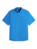 TOMMY HILFIGER Bt-Flex Poplin Solid S/S Shirt-B Blue Orbit