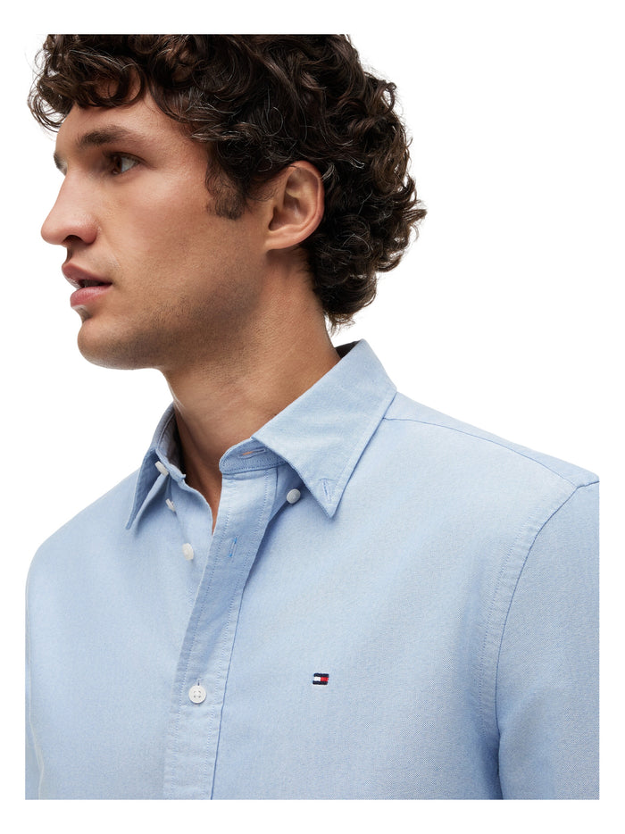 TOMMY HILFIGER Solid Heritage Oxford Rf Shirt Shirt Blue - image 4