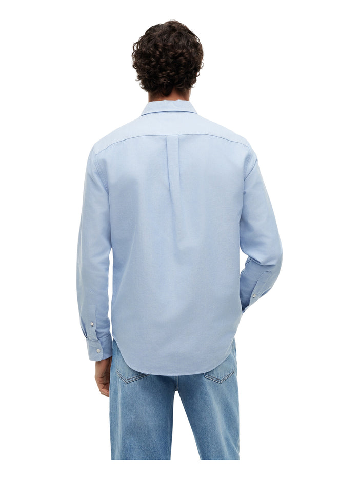 TOMMY HILFIGER Solid Heritage Oxford Rf Shirt Shirt Blue - image 5