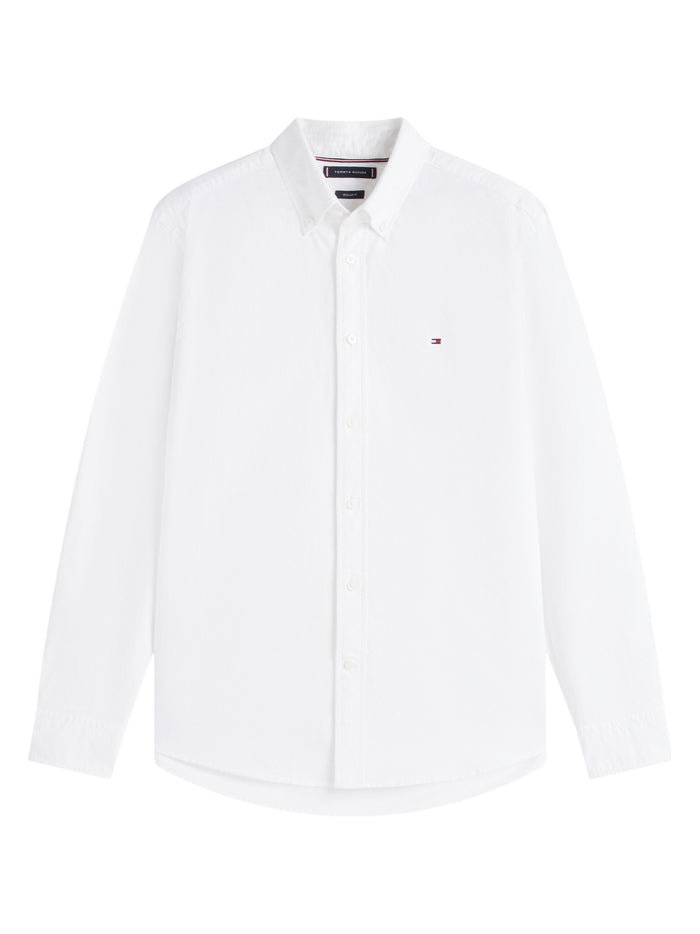TOMMY HILFIGER Solid Heritage Oxford Rf Shirt Opthic White