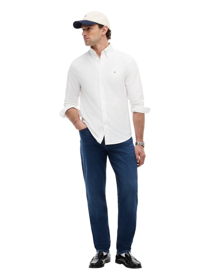 TOMMY HILFIGER Solid Heritage Oxford Rf Shirt Opthic White - image 3