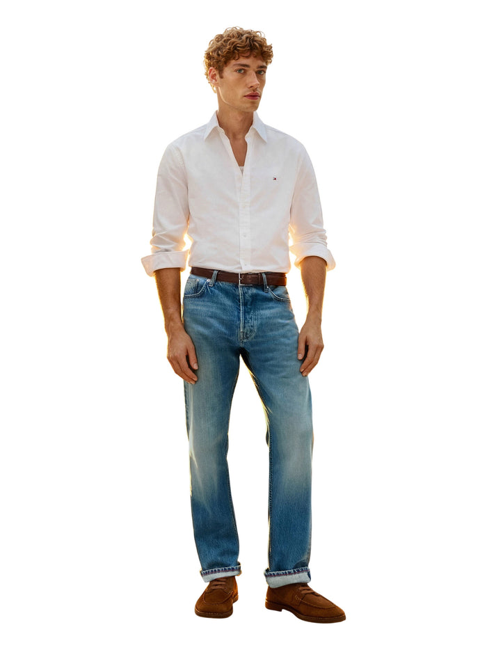 TOMMY HILFIGER Solid Heritage Oxford Rf Shirt Opthic White - image 6