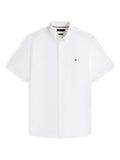 TOMMY HILFIGER Core Flex Poplin Solid S/S Shirt Optic White