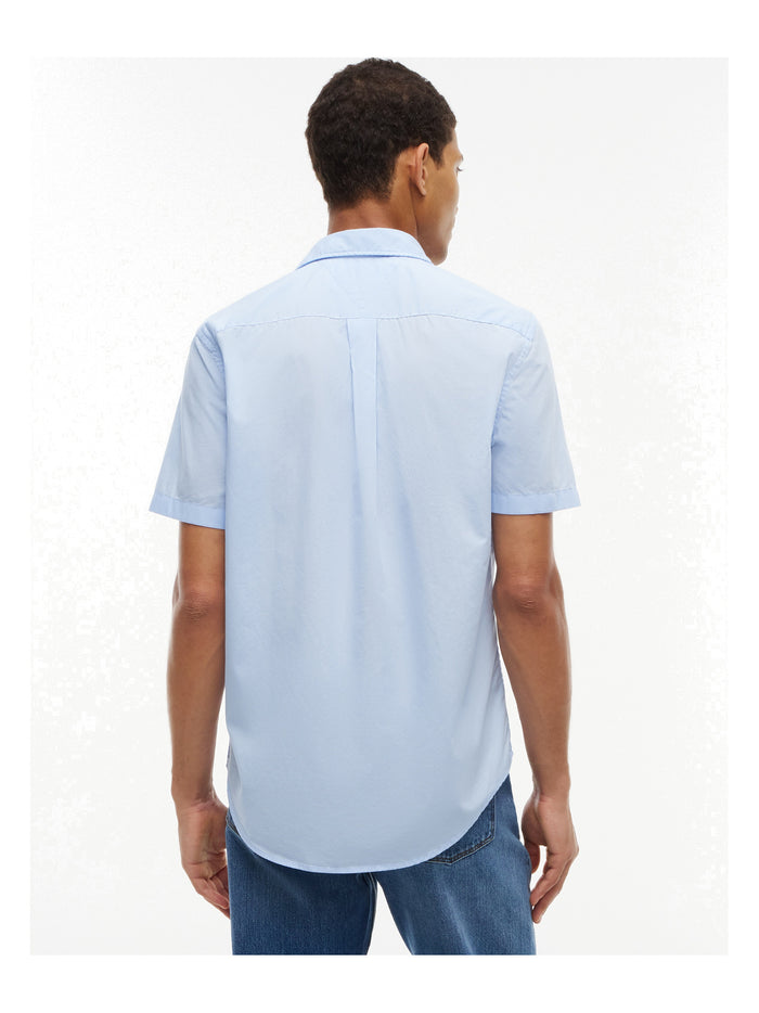 TOMMY HILFIGER Core Flex Poplin Solid S/S Shirt Sweet Blue - image 5
