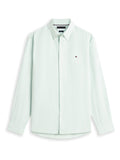 TOMMY HILFIGER Linen Blend Dobby Rf Shirt Crushed Mint