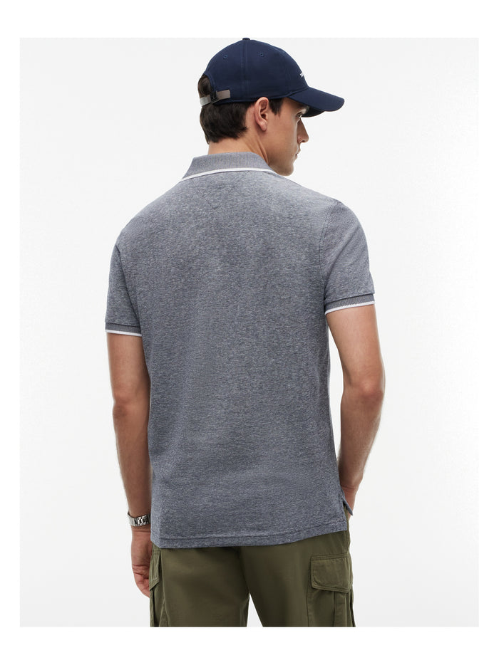 TOMMY HILFIGER Cotton Linen Pique Reg Polo Desert Sky - image 5