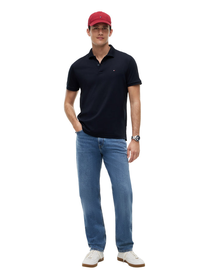 TOMMY HILFIGER Liquid Cotton Essential Reg Polo Desert Sky - image 3