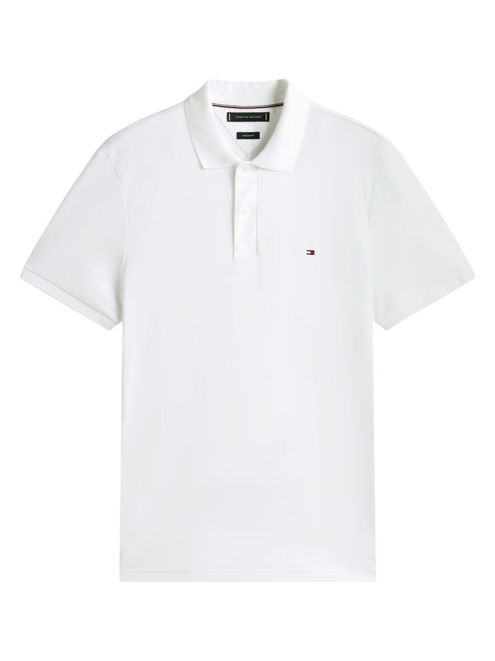 TOMMY HILFIGER Liquid Cotton Essential Reg Polo White
