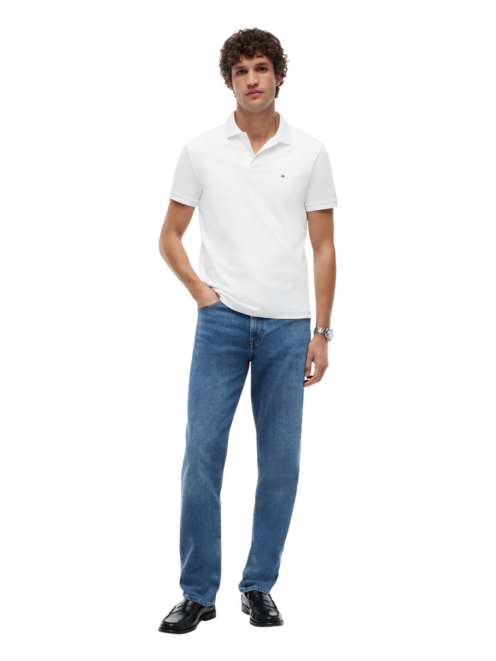TOMMY HILFIGER Liquid Cotton Essential Reg Polo White - image 3