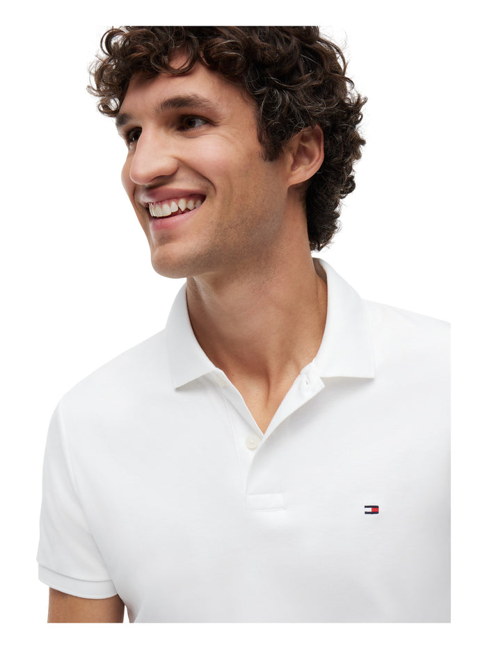 TOMMY HILFIGER Liquid Cotton Essential Reg Polo White - image 4