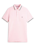 TOMMY HILFIGER Tipped Slim Fit Seasonal Polo Pink Lily - image 6