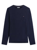 TOMMY HILFIGER Stretch Slim Fit Long Sleeve Tee Desert Sky - image 9
