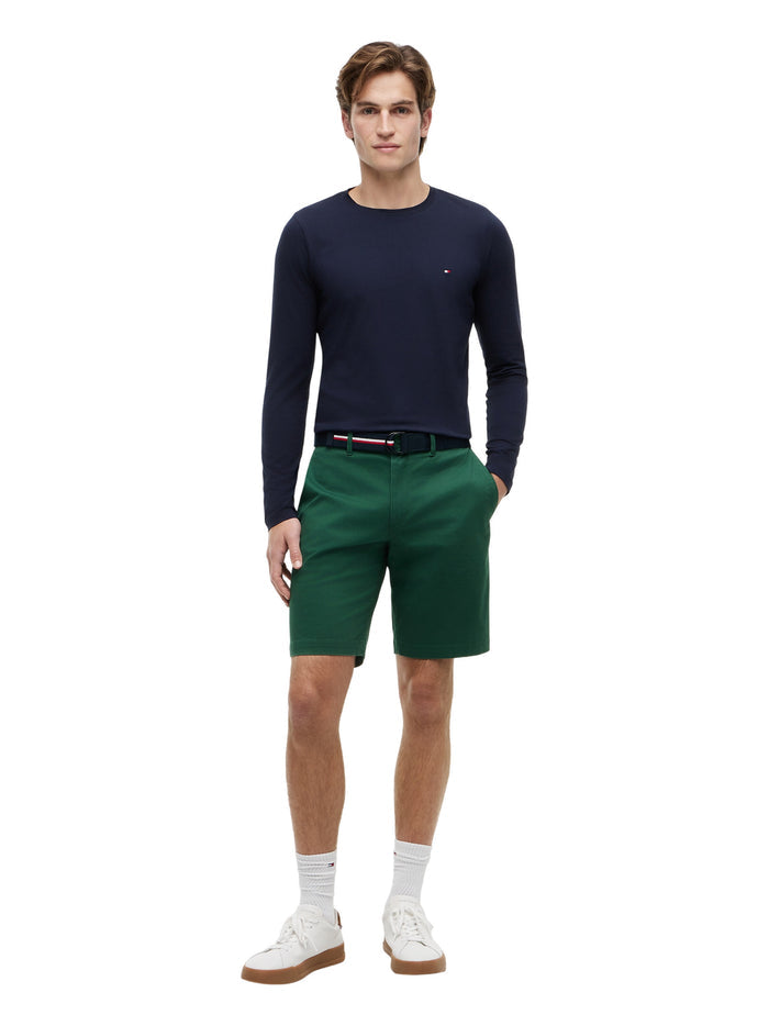 TOMMY HILFIGER Stretch Slim Fit Long Sleeve Tee Desert Sky - image 3