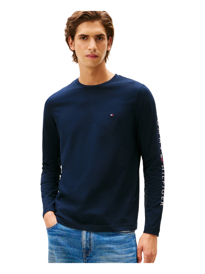 TOMMY HILFIGER Tommy Logo Long Sleeve Tee Desert Sky - image 2