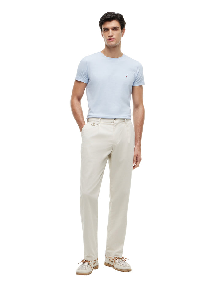 TOMMY HILFIGER Stretch Slim Fit Tee Breezy Blue - image 3