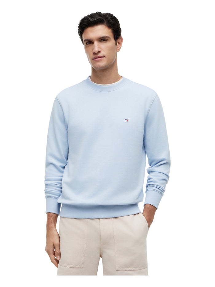 TOMMY HILFIGER Essential Terry Crewneck Breezy Blue - image 2