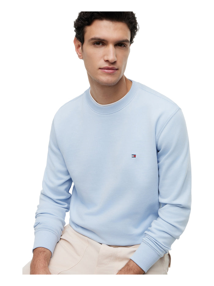 TOMMY HILFIGER Essential Terry Crewneck Breezy Blue - image 4
