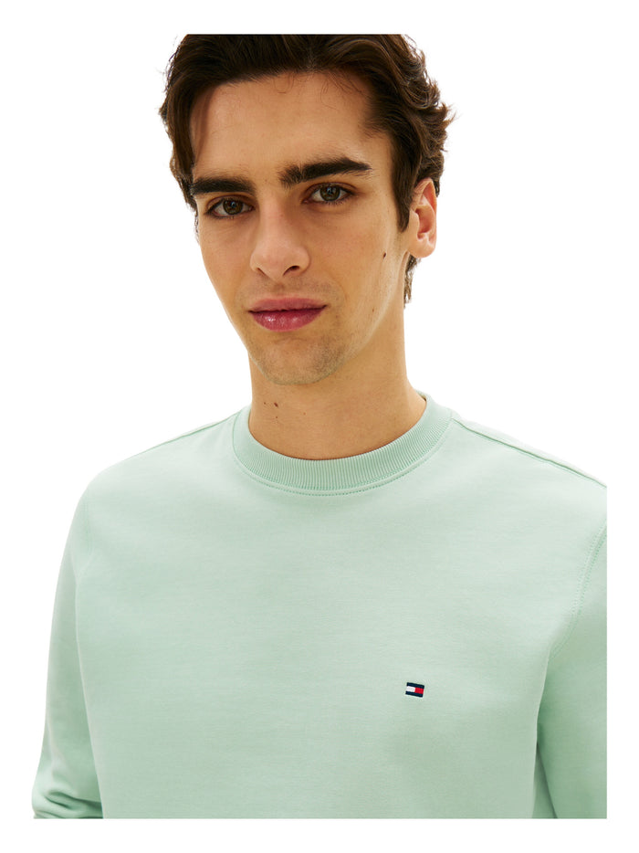 TOMMY HILFIGER Essential Terry Crewneck Crushed Mint - image 3